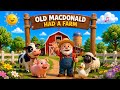 Old McDonald had a farm song, kids nursery rhymes songs