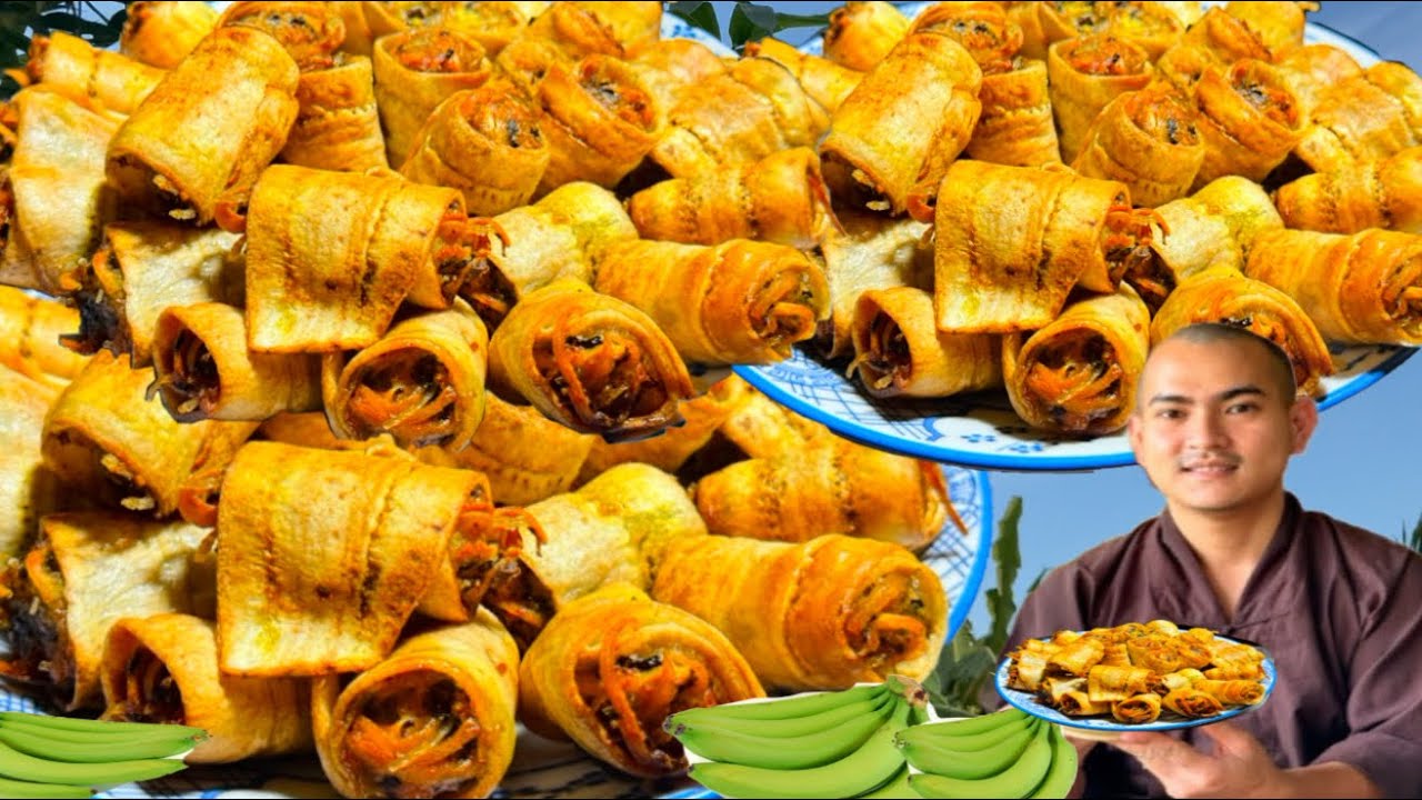 Ăn Chay Mà Bỏ Lỡ MÓN CHAY NGON Từ Chuối Xanh Này Là Tiếc Lắm |Bếp Chay Thầy Lâm