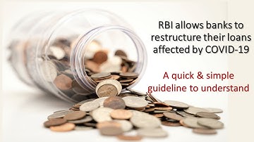 Restructuring of Loans allowed by RBI | RBI