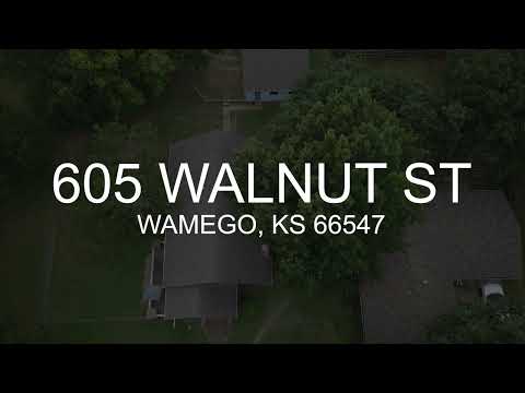 605 Walnut Street, Wamego, KS home video tour