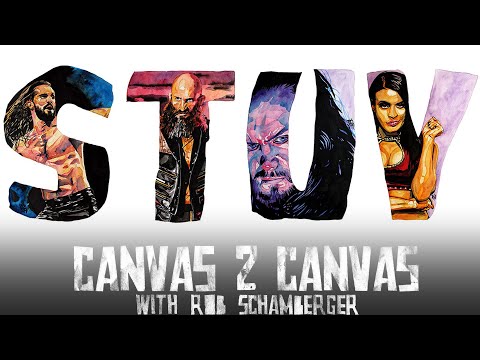 The ABCs of WWE: Seth Rollins, Tommaso Ciampa, The Undertaker & Zelina Vega – WWE Canvas 2 Canvas