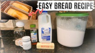 EASY HOMEMADE BREAD RECIPE | HOW TO MAKE BREAD FROM SCRATCH
