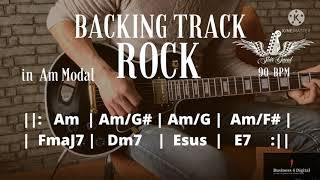 Miniatura de vídeo de "Backing Track  Rock Am Modal"