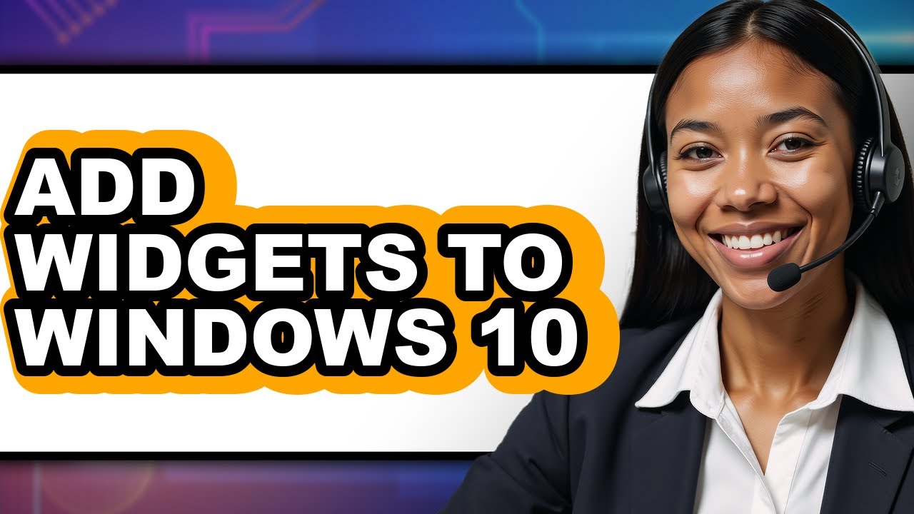 How to Add Widgets to Windows 10 (easy Method)