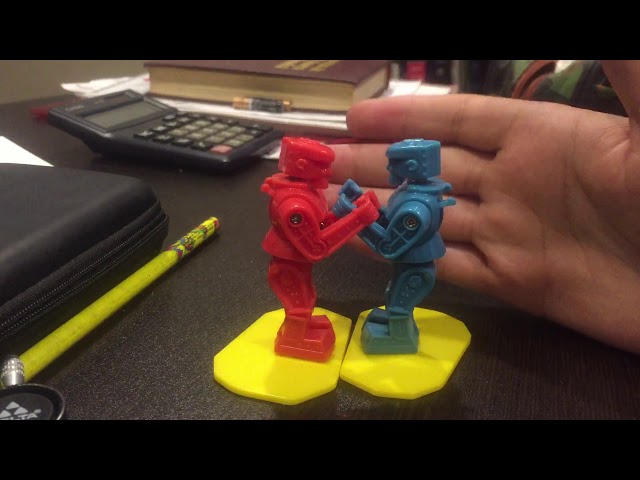 Life Size Rockem Sockem Robots World's Smallest Rock'em Sock'em Robots Review
