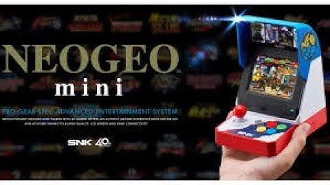 Neo Geo Mini Japan version: unboxing and compare with My Arcade & NeoGeoX & SNES Classic mini