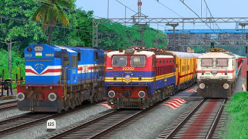 TRAINS CROSSING RUSH IN RAILWAY GATE | BUMPY RAILROAD | Train Simulator | Railwork | NTG GAMING