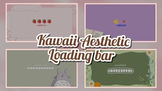 Kawaii Aesthetic Loading Bar For Edits