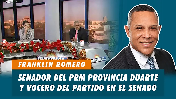 Franklin Romero, Senador del PRM por la provincia ...