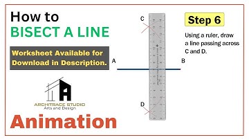 BISECT A LINE USING A COMPASS - Geometrical Construction-Engineering Drawing 1
