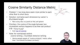 Lecture 21 1 Cosine Similarity