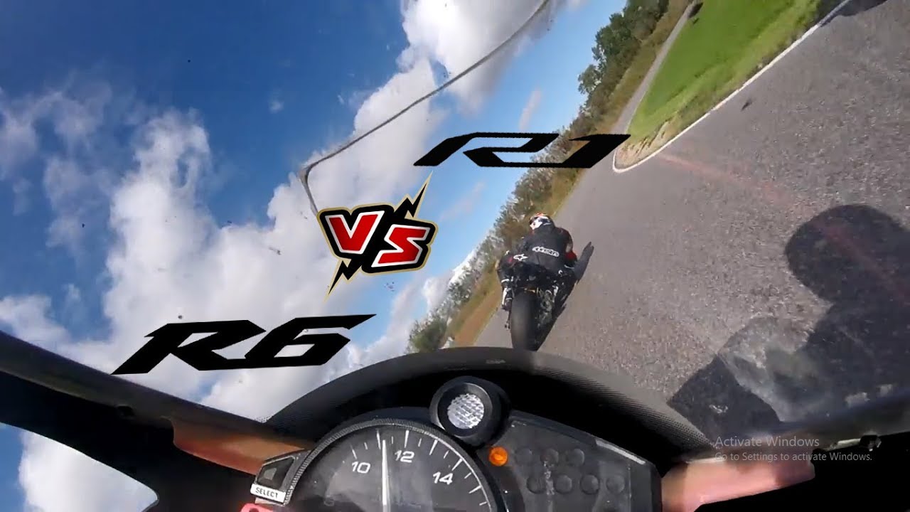 ทางตรงใครก็ขับได้ ทางโค้งต้องวัดกันที่ ฝีมือ R6 vs R1 (มันส์มาก) - YouTube