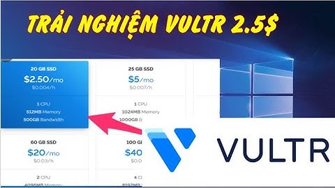 Thử cài đặt vps vultr Windows 2 5$ từ file ISO