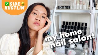 How I started my HOME NAIL SALON | Initial capital, Supplies, Nail Tech Business Starter Kit!