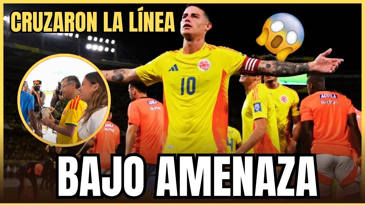 Amenazas a James Rodríguez: la polémica que encendió a Colombia