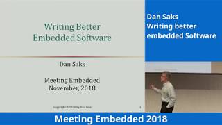 Writing better embedded Software - Dan Saks - Keynote Meeting Embedded 2018 screenshot 2