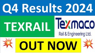 TEXRAIL Q4 results 2024 | TEXMACO RAIL results today | TEXMACO RAIL Share News | TEXRAIL latest news