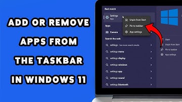 How To Add Or Remove Apps From The Taskbar In Windows 11 2025 | Customize Your Taskbar