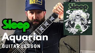 matt pike guitar lesson - sleep - aquarian