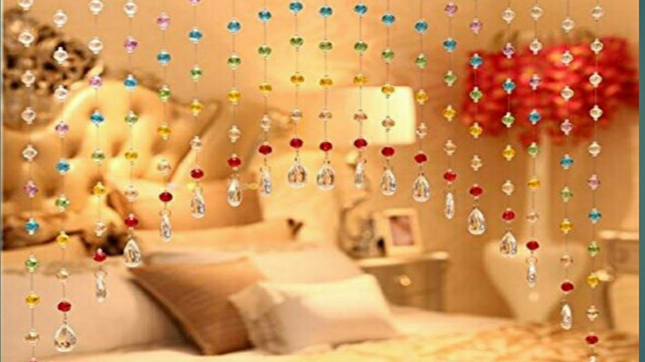 Crystal curtains for home