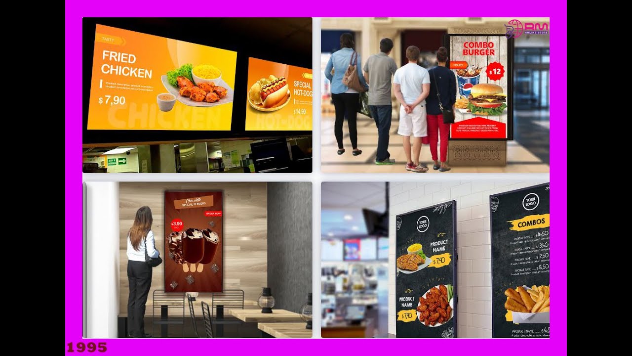 powerpoint digitale menüvorlagen zum promoten