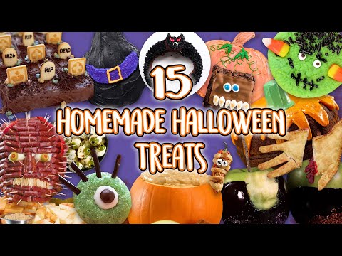 15-homemade-halloween-treats-|-diy-food-ideas-for-halloween-party-|-recipe-compilation