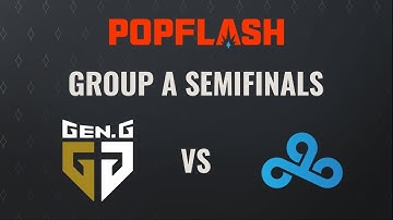 Gen.G vs Cloud9 (Ascent) Map 2 - Pop Flash - Group Stage - Upper Bracket Semifinals
