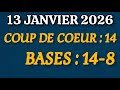 QUINTÉ+ DU MARDI 13 JANVIER 2026 À VINCENNES DANS LE PRIX VANS BARBOT - R1 C2