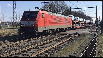 Auto Train ( Ford Autos) DB Cargo at Blerick the Netherlands 🇳🇱 16.3.2025 ! Trainspotting video👍👍👍🚙🚂