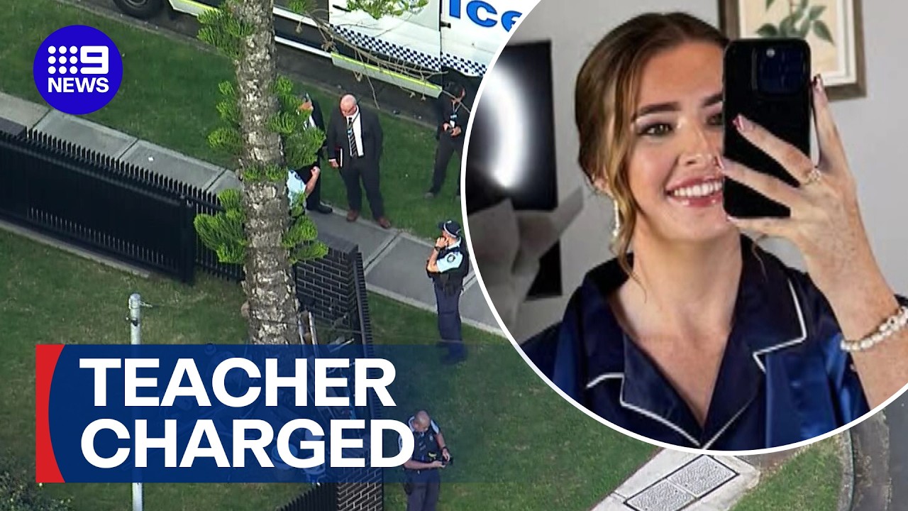 ⁣School teacher accused of helping alleged gangland 'kill crew'  | 9 News Australia