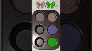 Mixing Dusty Rose, Purple &amp; Pale Green 🎨 | 3 Beautiful color mixing combinations #artshorts #viral