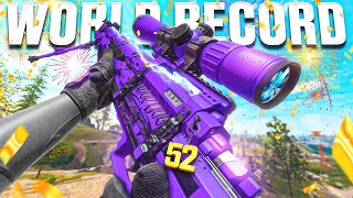 I JUST BROKE THE WORLD RECORD IN SOLO DUOS in WARZONE SEASON 3 (52 KILL MORS BR GAMEPLAY)