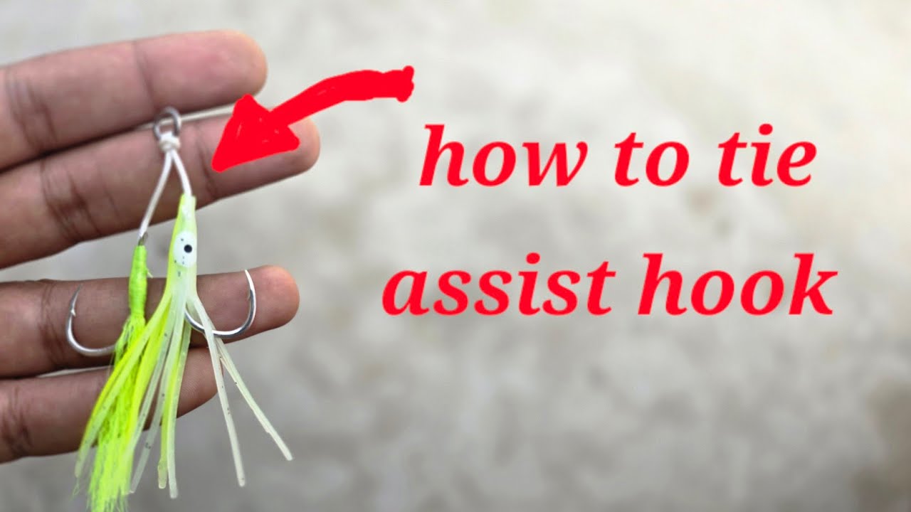 How to tie assist hook #assisthook #fishing #jighook #fishinghobby 