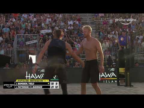 Chase Budinger SLAMS The Volleyball Down | 2019 AVP Gold Series, Manhattan Beach Open