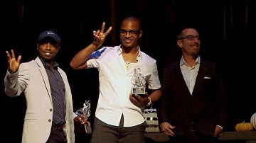 Tip "T.I." Harris on campus for a fireside chat with Magnus Egerstedt