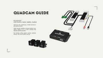 Add Front, Rear & Trailer Cameras to Your Screen | AutoChimp™ QuadCam System – 4WD, Ute & Caravan