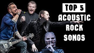 TOP 5 Acoustic Rock songs / акустика / рок