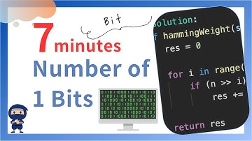 Number of 1 Bits - LeetCode #191 - Python, JavaScript, Java and C++