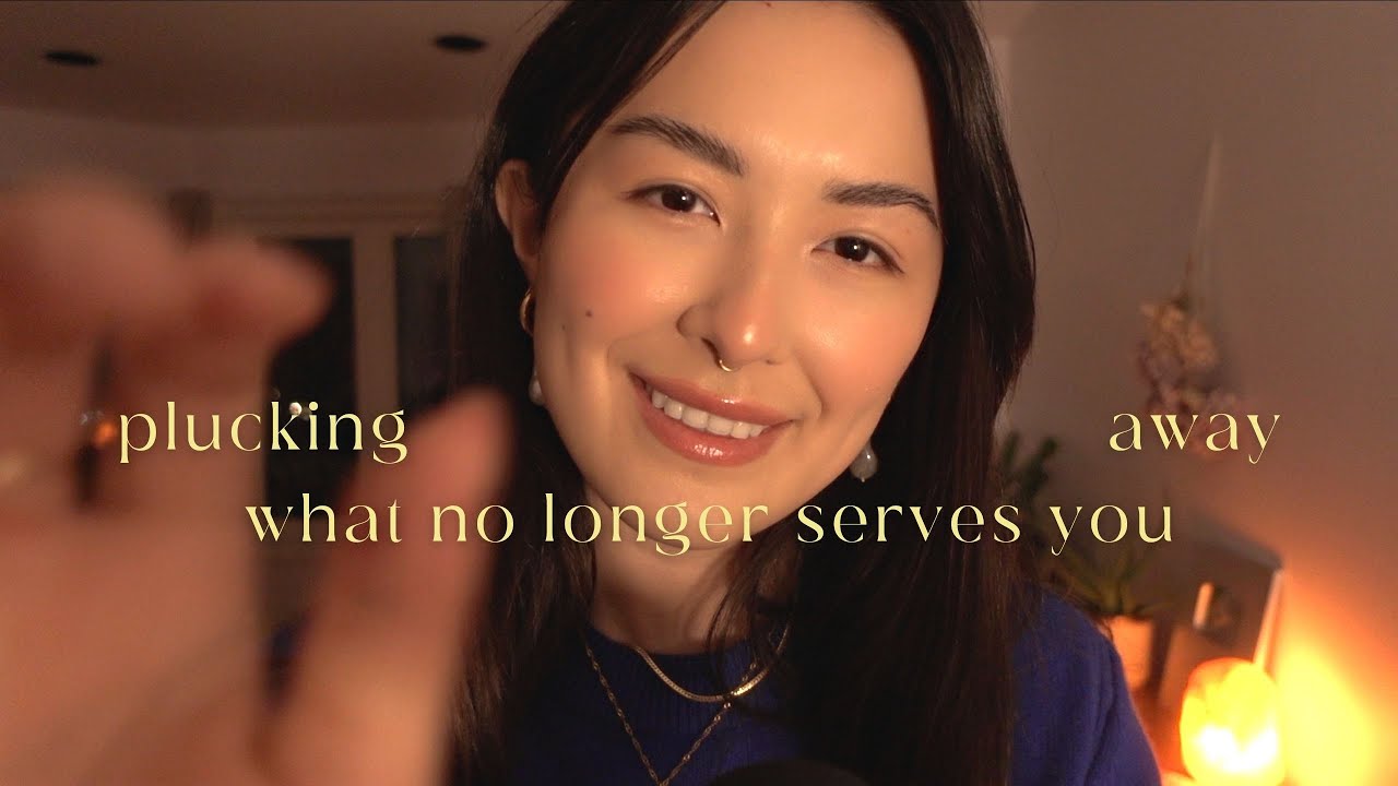 ASMR Reiki | Plucking away energy that no longer serves you (w/ rainsounds)