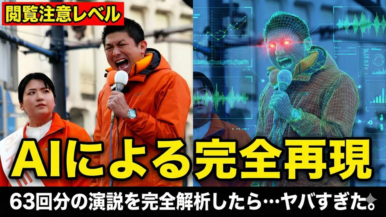 【衝撃】神谷宗幣の12日間・全63回の街頭演説をAIで完全再現したらヤバすぎた…最後オマケ有【参政党/衆院選総集編】#参政党 #神谷宗幣 #ひとりひとりが日本 #衆議院選挙