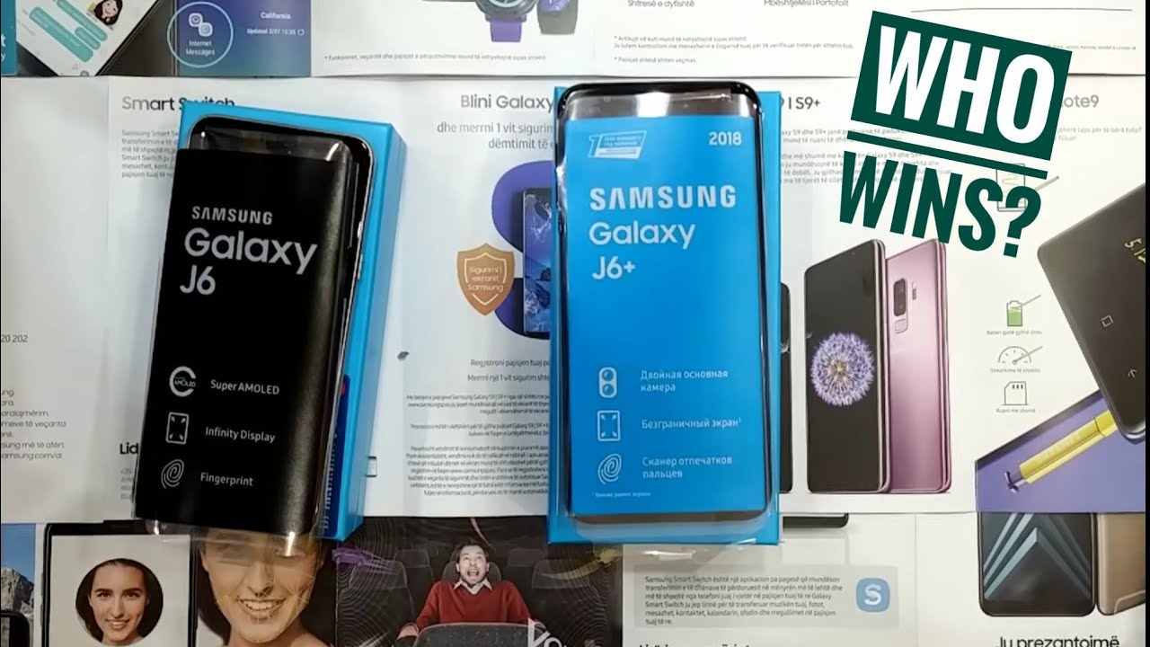 Samsung Galaxy J6 Vs Samsung Galaxy J6 Youtube