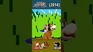 Evolution of Duck Hunt’s taunts | Super Smash Bros.