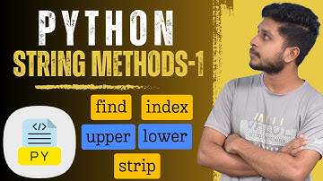 23. String methods 1 | Python Programming | Sinhala