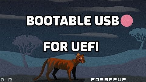 Make bootable USB for UEFI PC