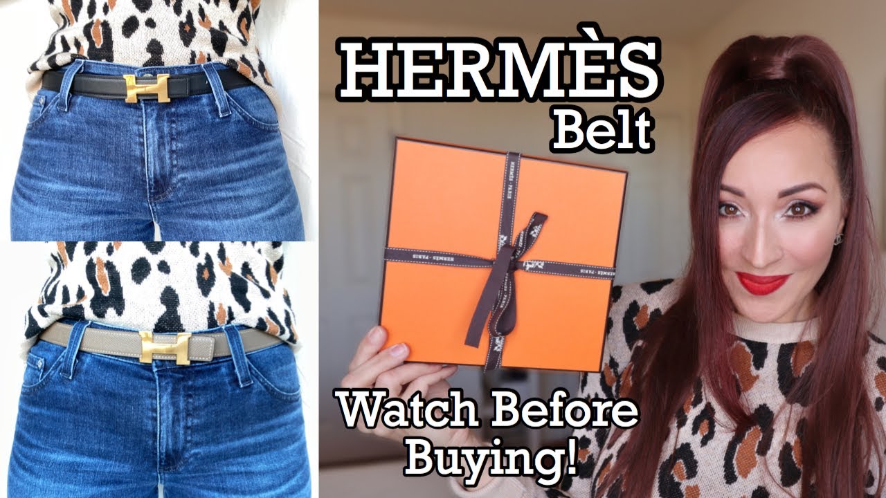 mini hermes belt