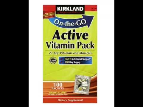 video:Kirkland Signature Active Vitamin Pack