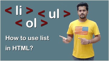 Ordered list, Unordered list in hindi 2021 | ol tag | ul tag | All attributes