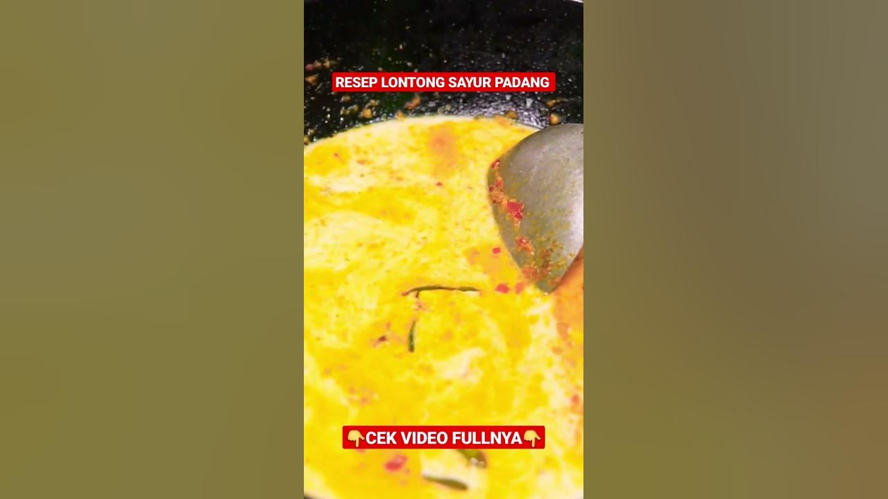 Resep lontong sayur padang | lontong sayur gulai nangka