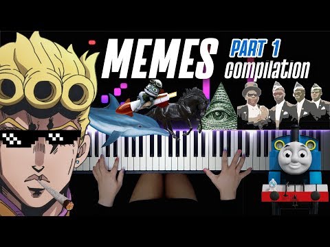 PART 1 - MEMES COMPILATION ON PIANO