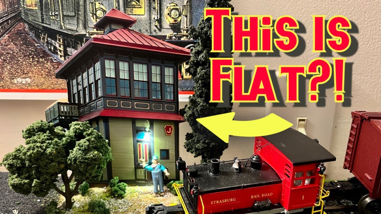 Strasburg J Tower Building Flat Installation! AMAZING O Scale Building
